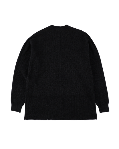 CORDY KNIT CYCLE JACKET BLACK