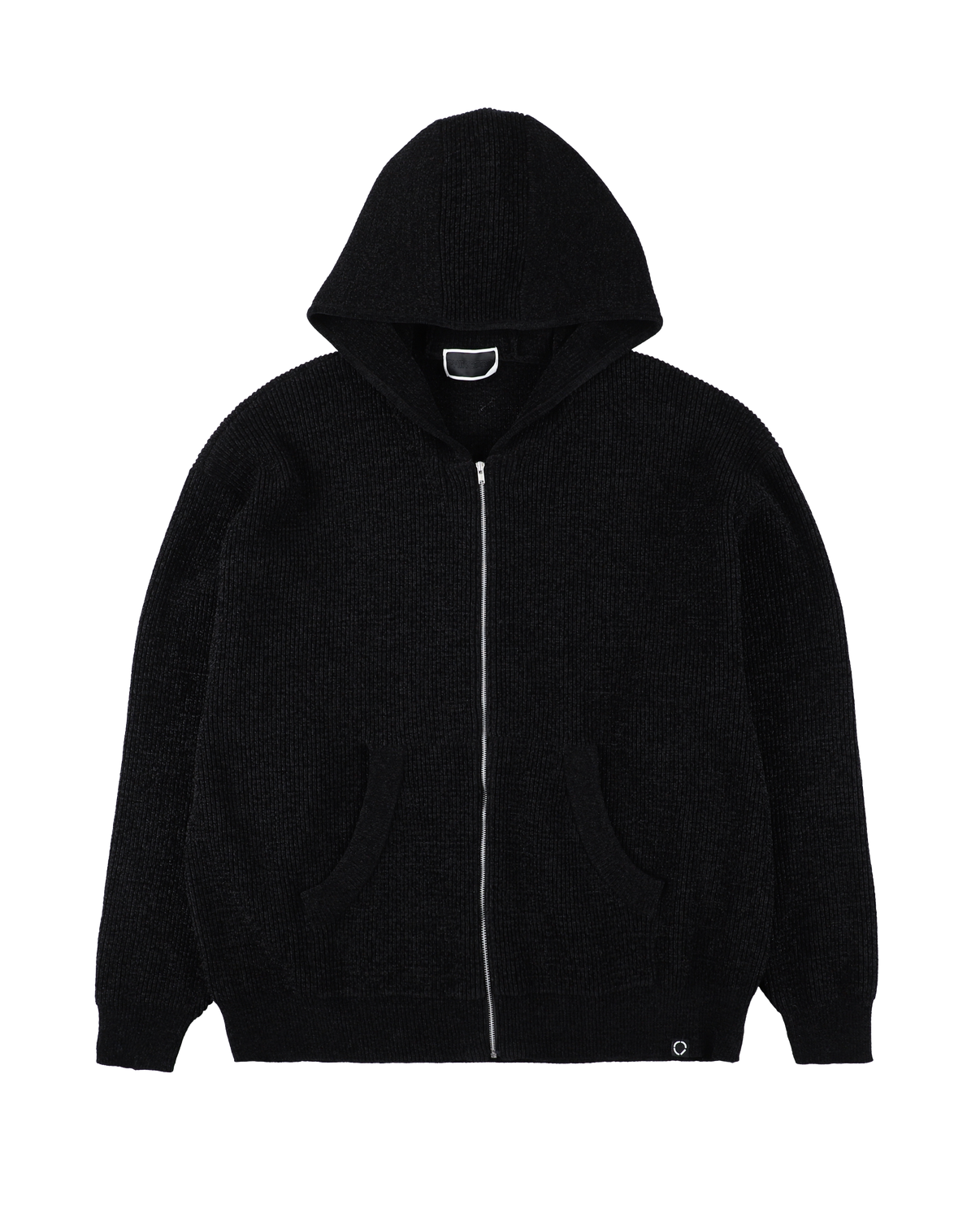 CORDY KNIT ZIP HOODIE BLACK – PHINGERIN CORDY KNIT ZIP HOODIE BLACK – PHINGERIN