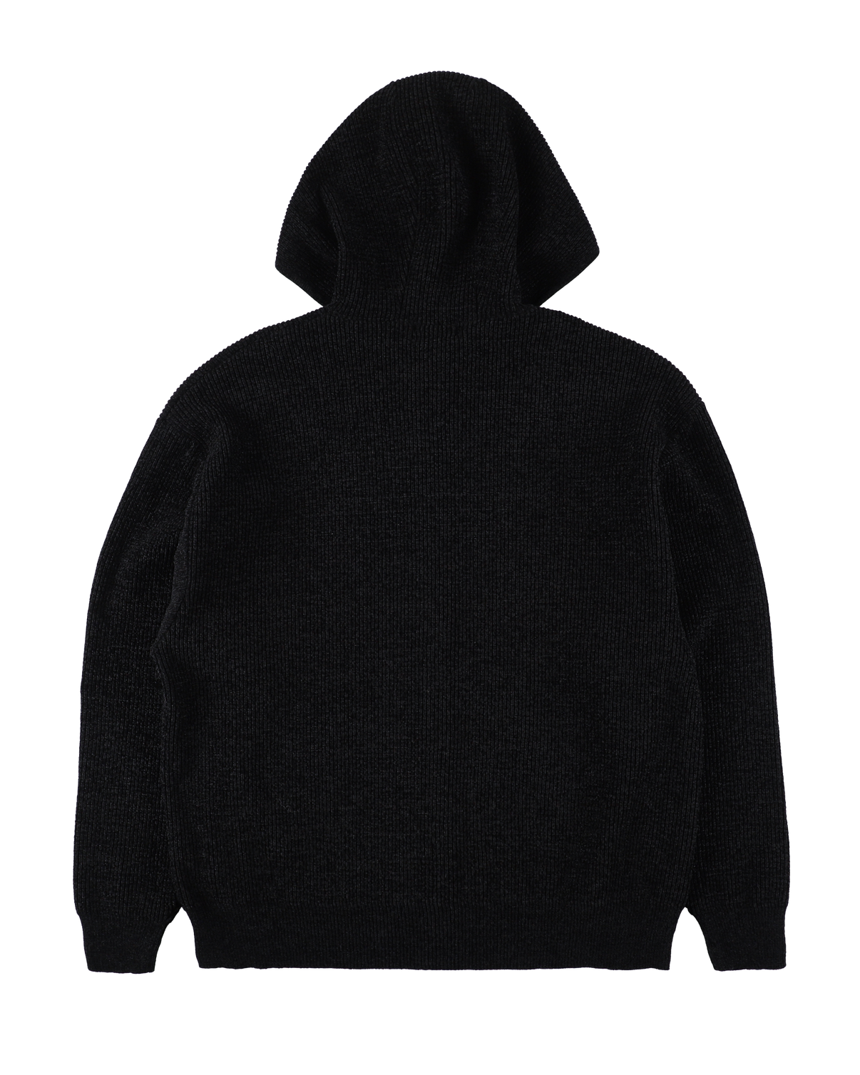 CORDY KNIT ZIP HOODIE BLACK – PHINGERIN CORDY KNIT ZIP HOODIE BLACK – PHINGERIN