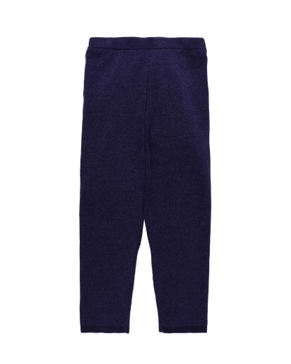 CORDY KNIT PANTS NAVY