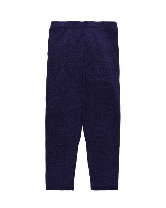 CORDY KNIT PANTS NAVY