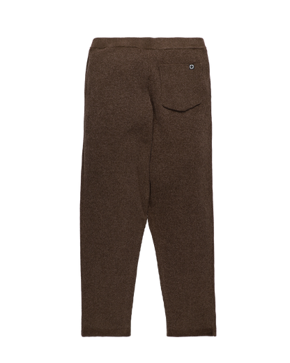CORDY KNIT PANTS BROWN