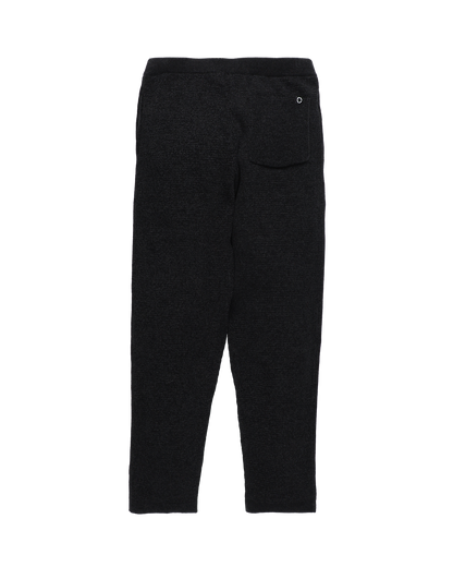 CORDY KNIT PANTS BLACK