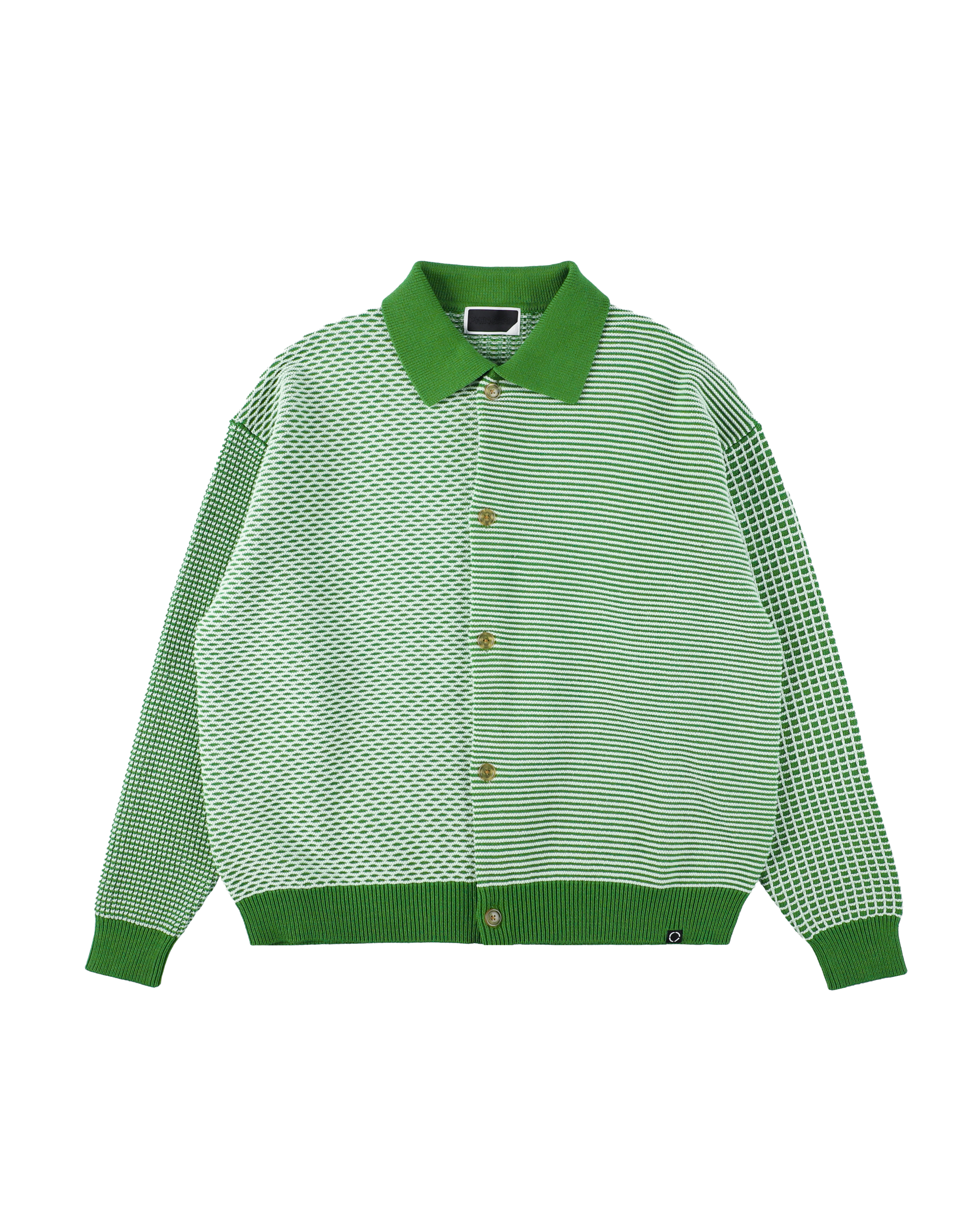 MULTI KNIT SHIRT JACKET GREEN – PHINGERIN MULTI KNIT SHIRT JACKET GREEN – PHINGERIN
