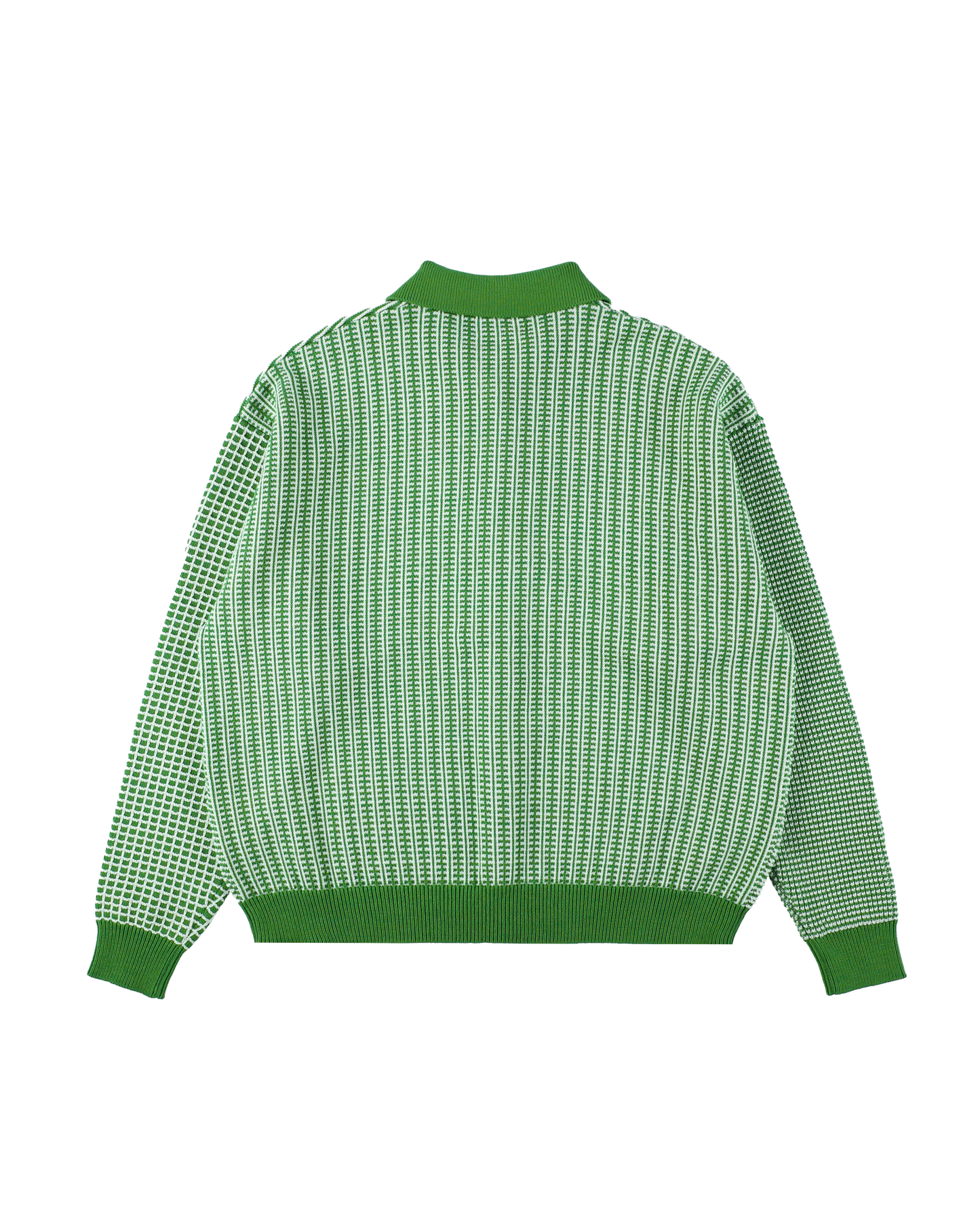MULTI KNIT SHIRT JACKET GREEN