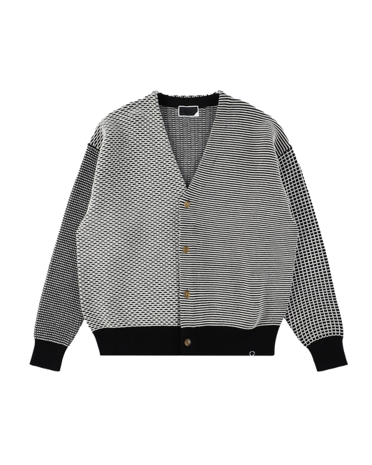 MULTI KNIT CARDIGAN BLACK