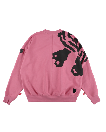 MONO SEAM SWEATSHIRT PINK