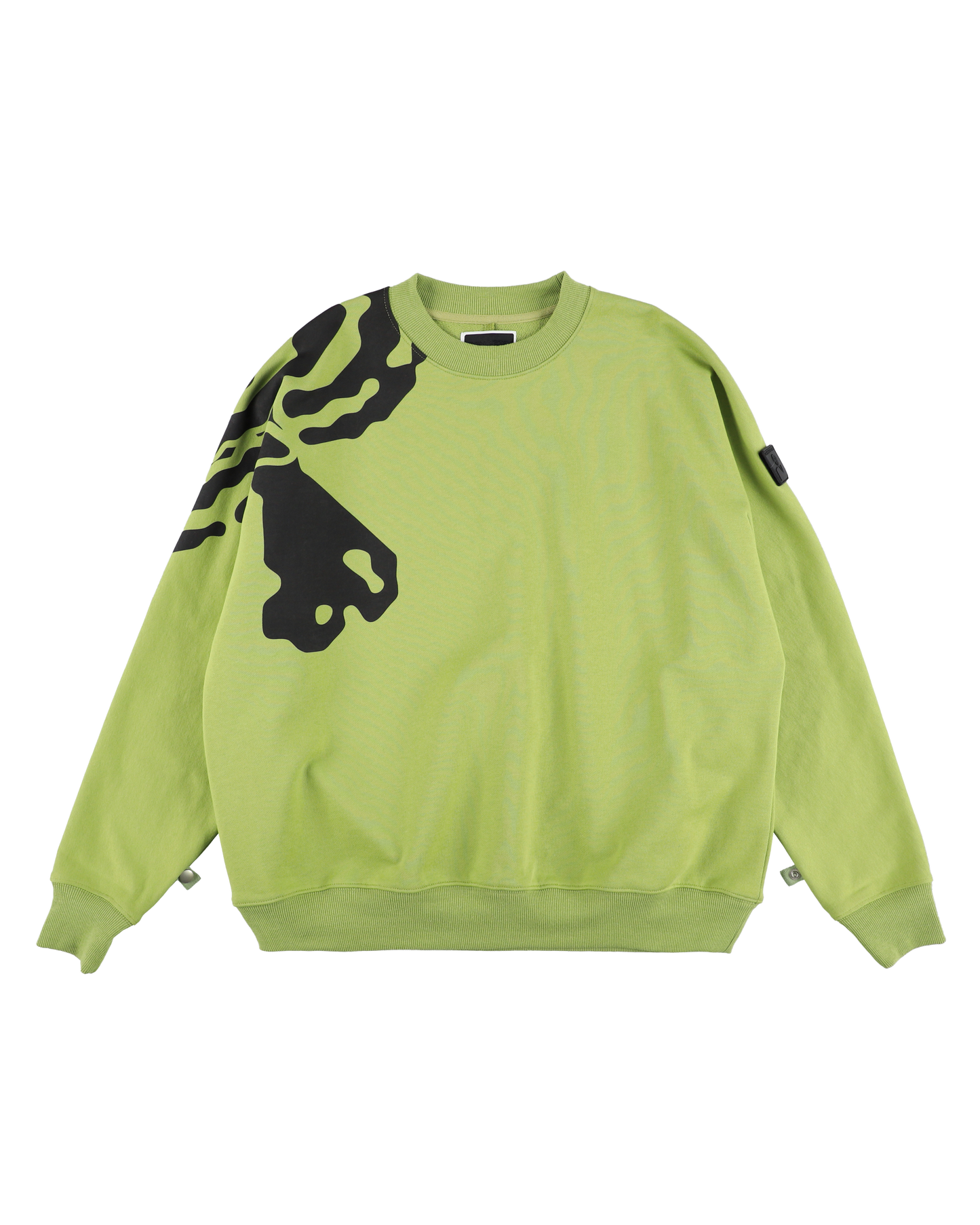 MONO SEAM SWEATSHIRT LIME GREEN