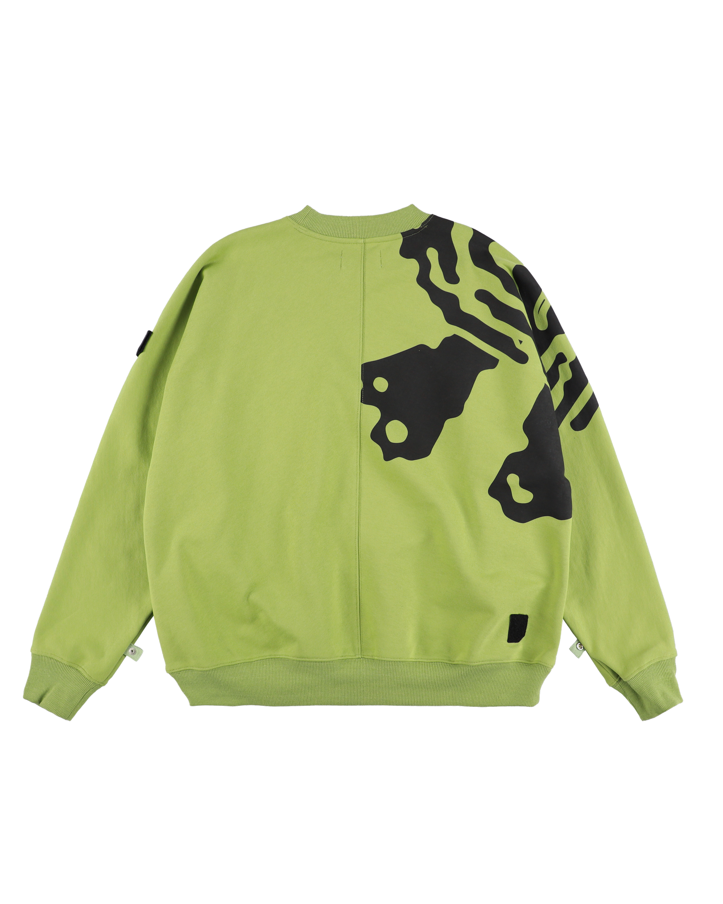 MONO SEAM SWEATSHIRT LIME GREEN