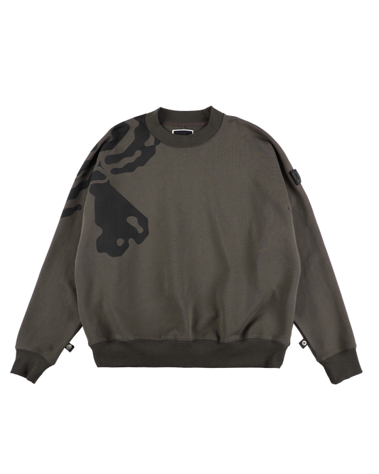 MONO SEAM SWEATSHIRT CHARCOAL