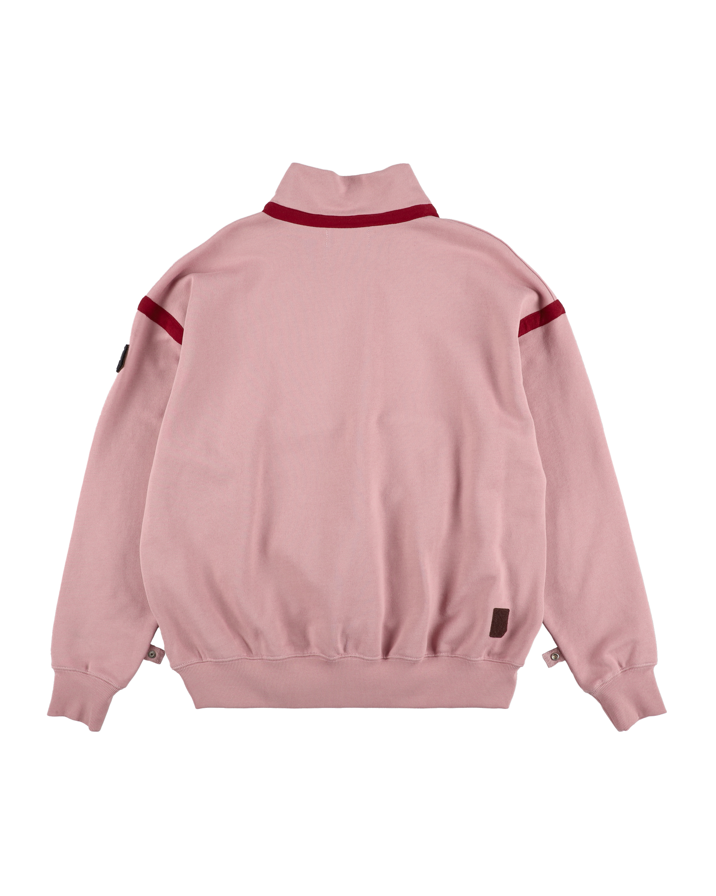 QUARTER ZIP SWEATSHIRT PINK