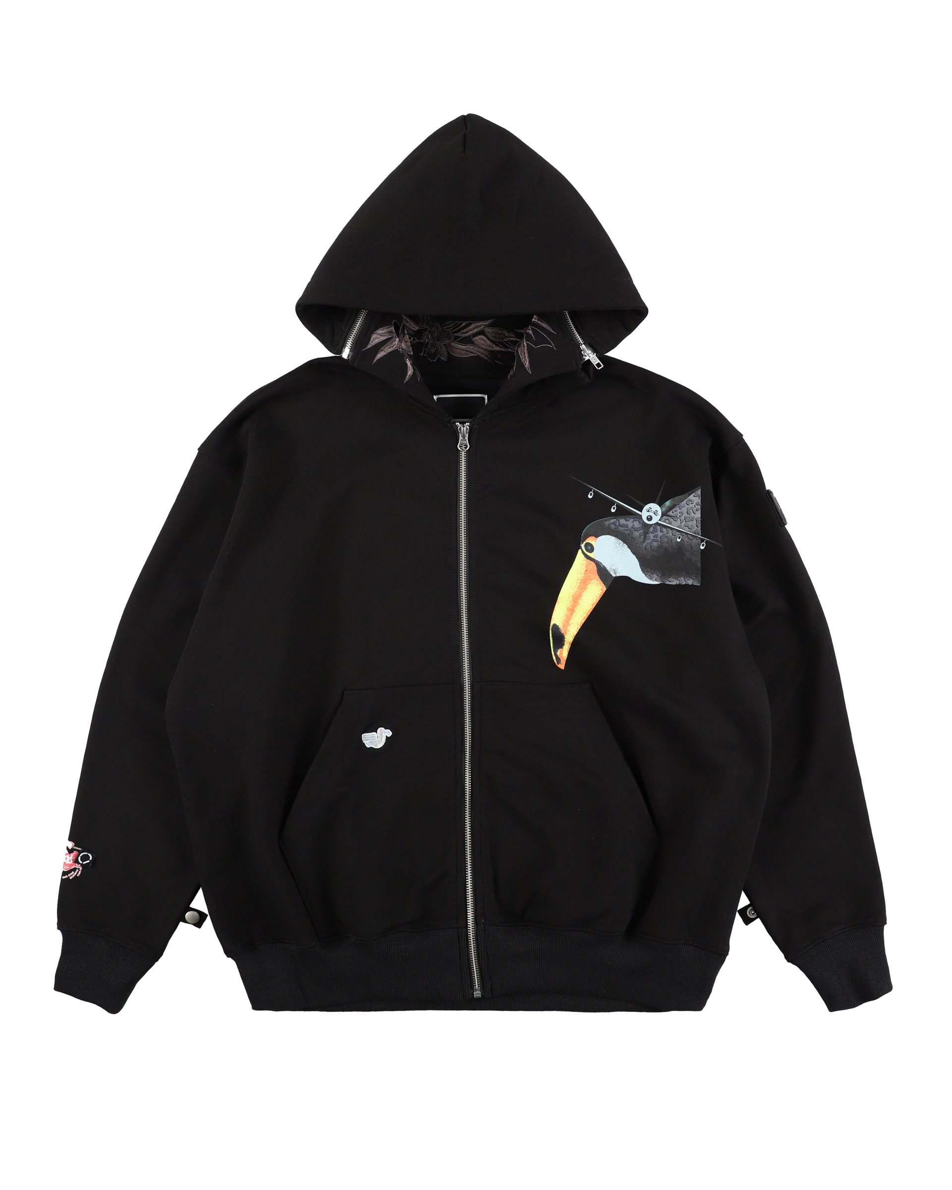ZIPOFF HOODIE BLACK – PHINGERIN ZIPOFF HOODIE BLACK – PHINGERIN