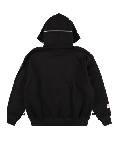 ZIPOFF HOODIE BLACK
