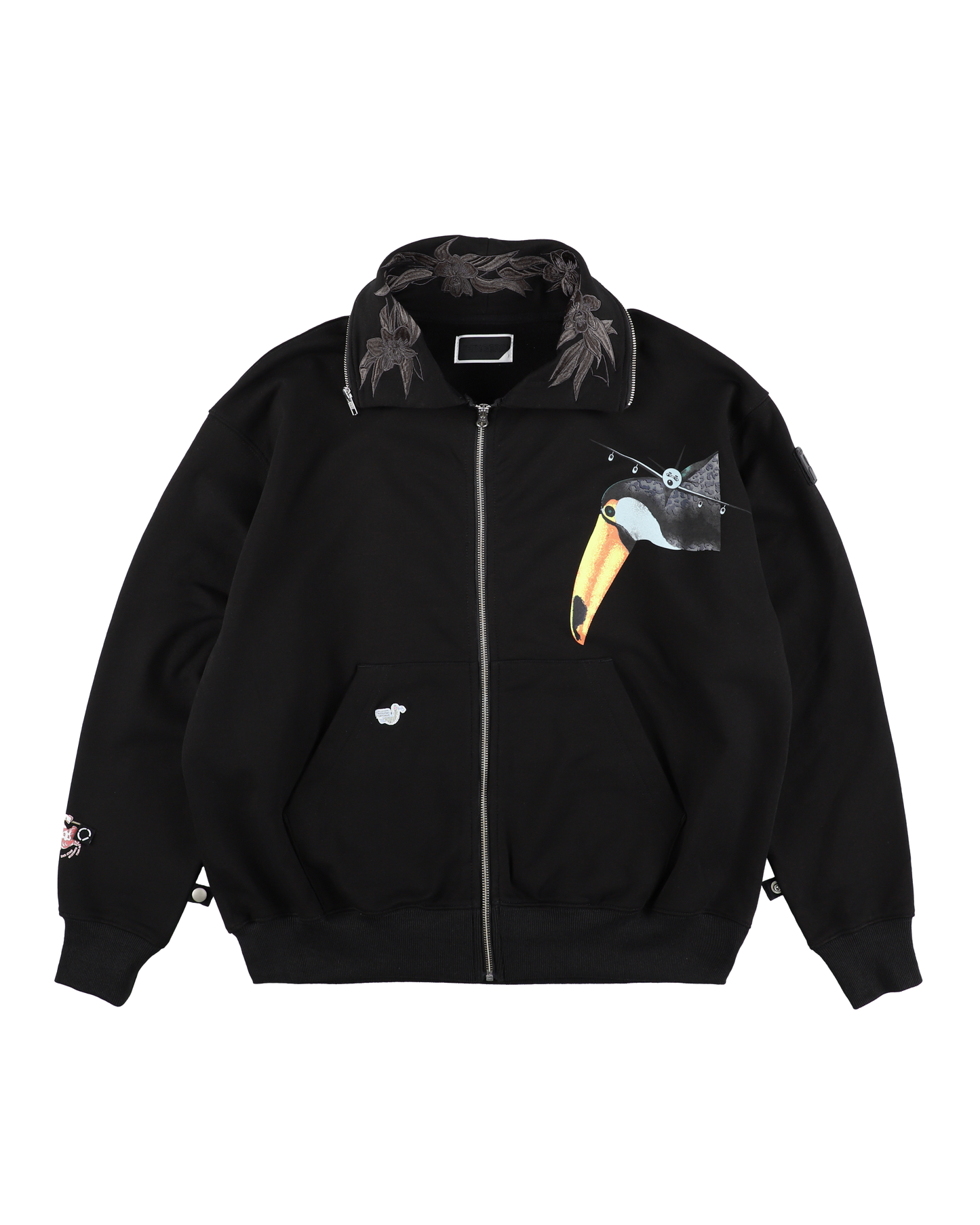 ZIPOFF HOODIE BLACK