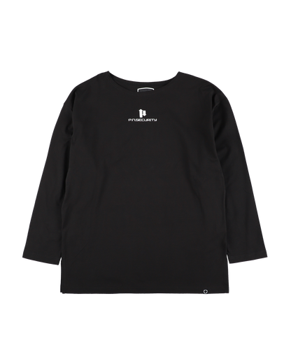 SECURITY BOATNECK L/S TEE BLACK
