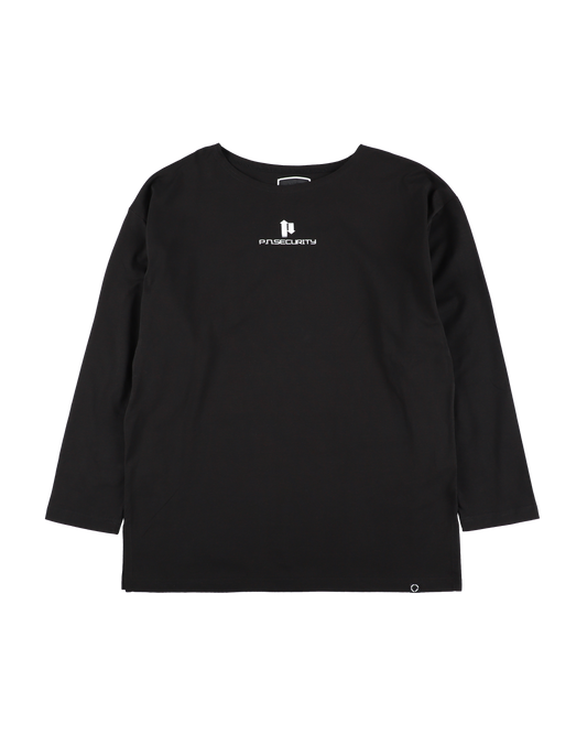 SECURITY BOATNECK L/S TEE BLACK