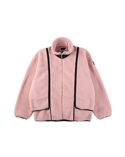 NOREN BOA FLEECE JACKET PINK