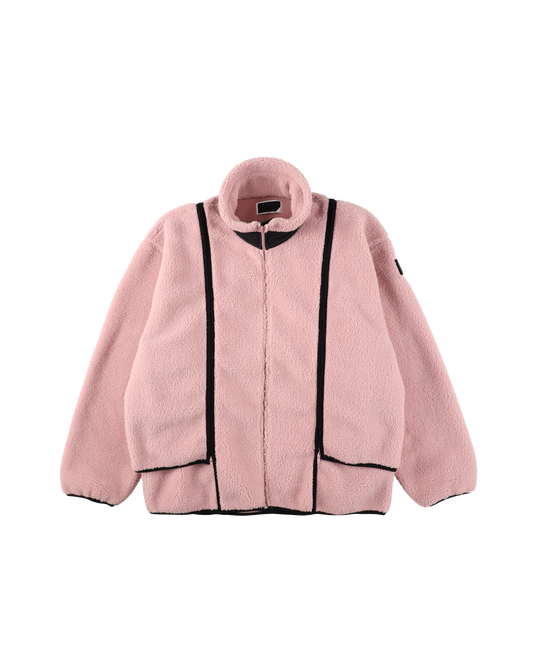 NOREN BOA FLEECE JACKET PINK
