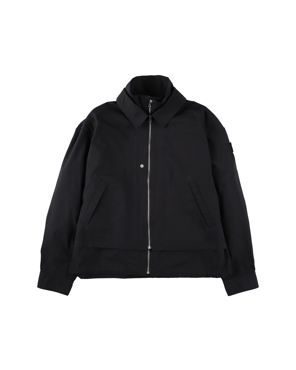 DOUBLE ZIP RIPSTOP JACKET BLACK – PHINGERIN