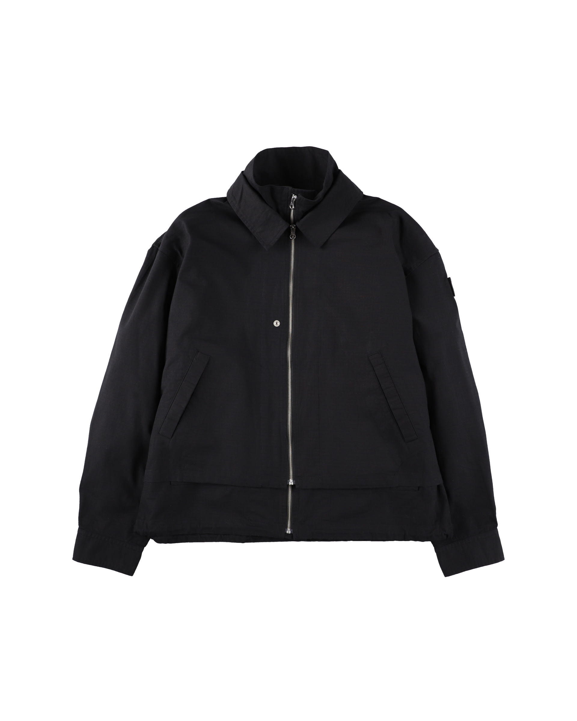 DOUBLE ZIP RIPSTOP JACKET BLACK – PHINGERIN