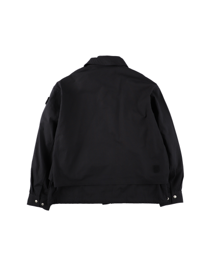 DOUBLE ZIP RIPSTOP JACKET BLACK