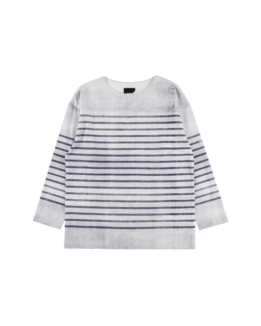 MARINE BOATNECK L/S TEE WHITE