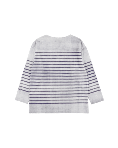 MARINE BOATNECK L/S TEE WHITE