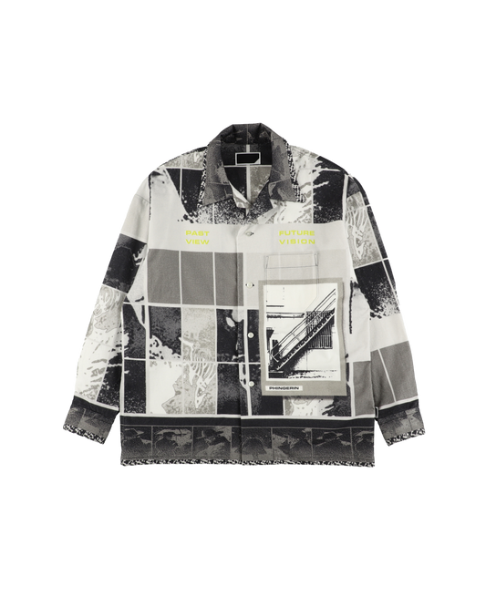 FLANNEL OPEN COLLAR SHIRT AGENT