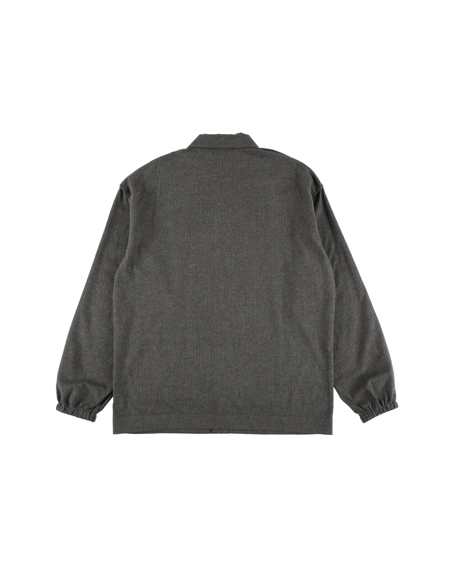 HAND-STENCILED NIGHT SHIRT STRIPE CHARCOAL