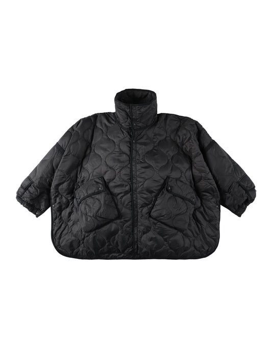 FUTON QUILT COAT BLACK