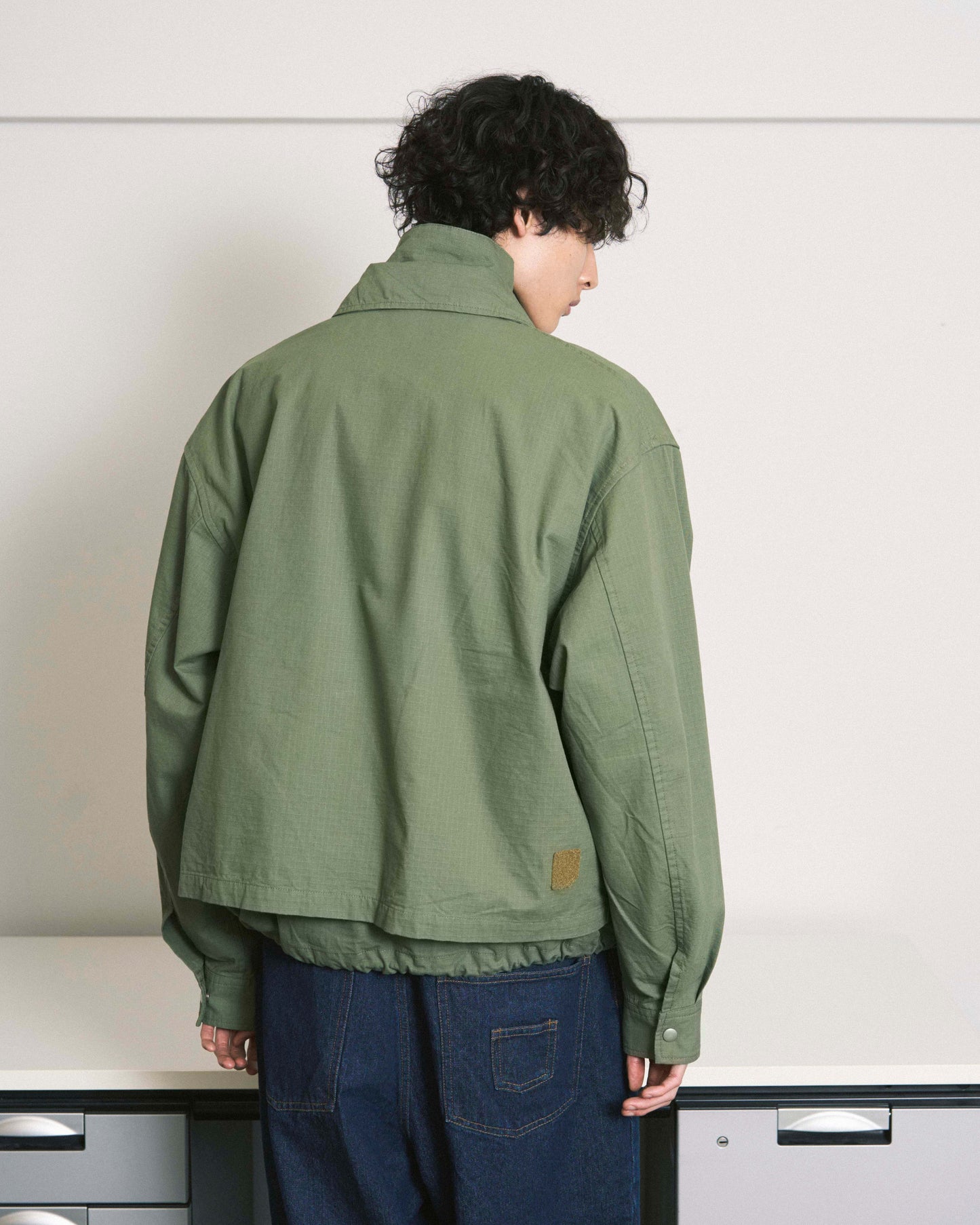 DOUBLE ZIP RIPSTOP JACKET OLIVE DRAB