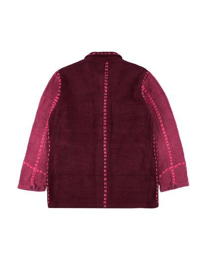 PG1 SHORT COAT BURGUNDY