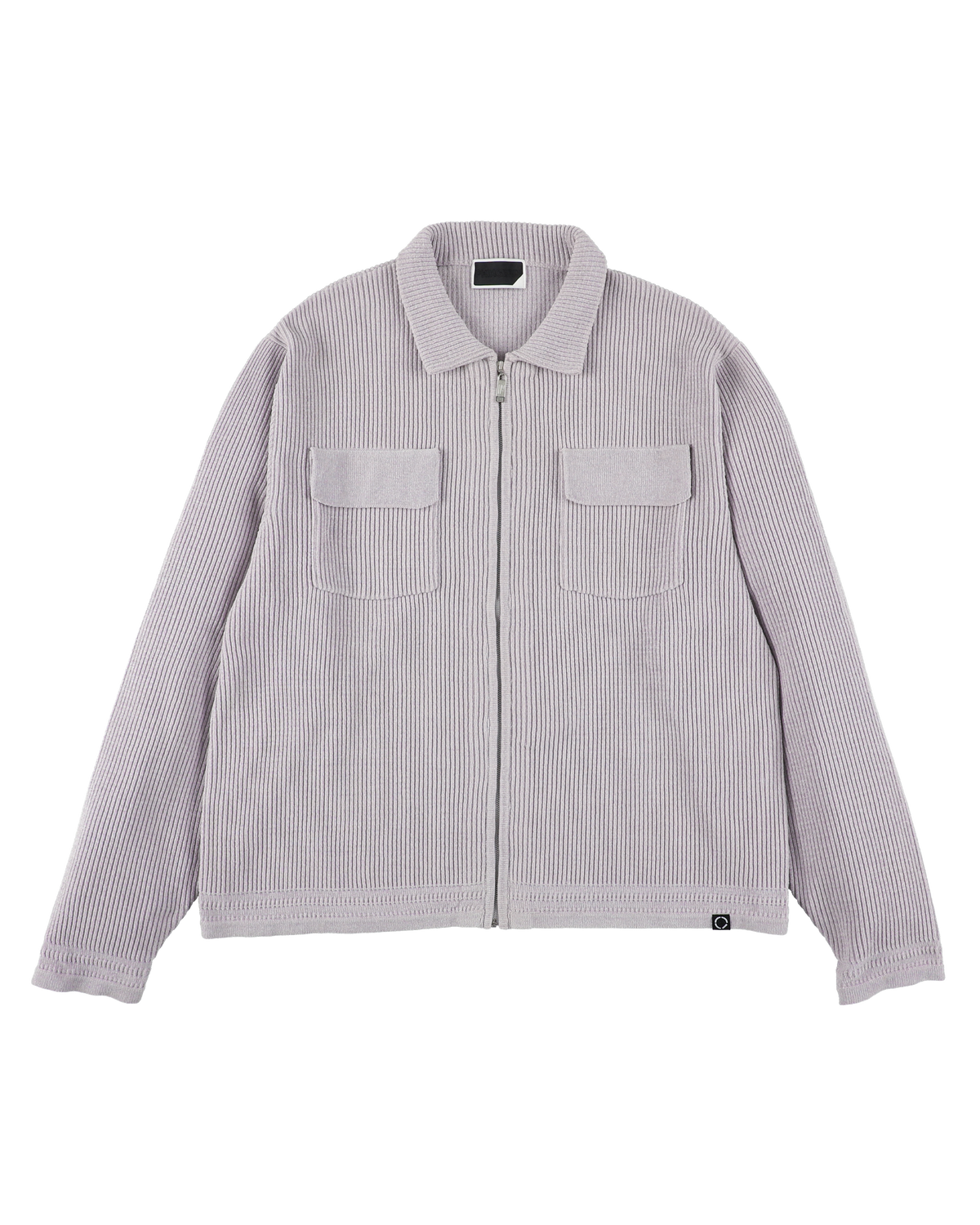 CORDY KNIT JACKET LIGHT GRAY
