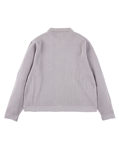 CORDY KNIT JACKET LIGHT GRAY