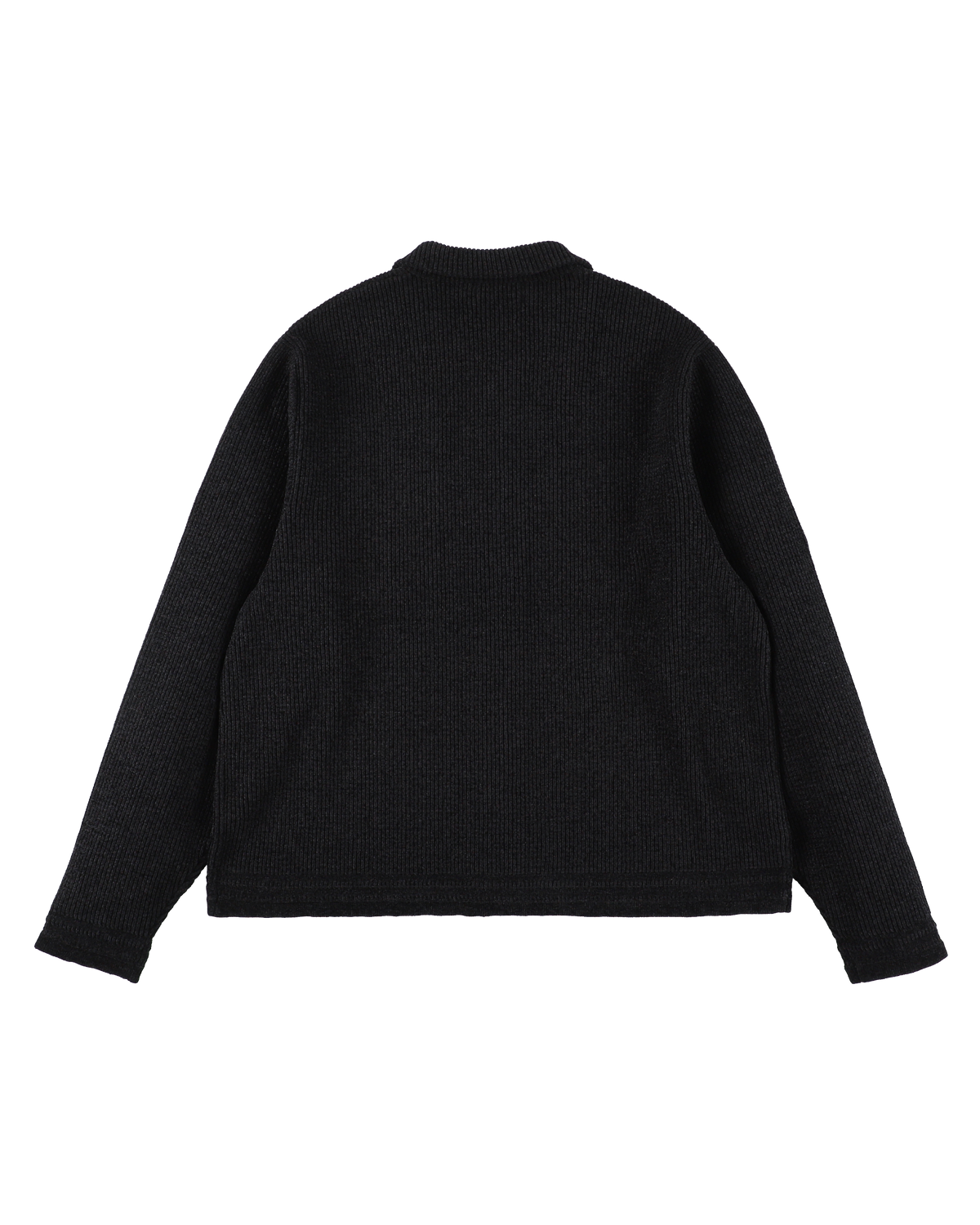CORDY KNIT JACKET BLACK