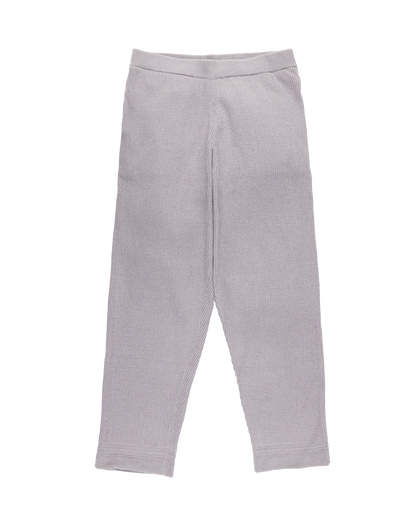 CORDY KNIT PANTS LIGHT GRAY