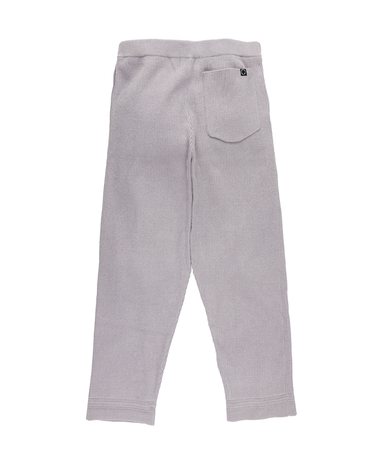 CORDY KNIT PANTS LIGHT GRAY