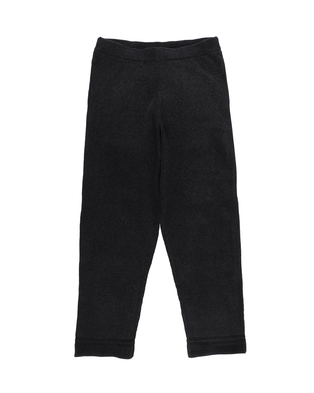CORDY KNIT PANTS BLACK