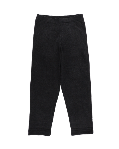 CORDY KNIT PANTS BLACK