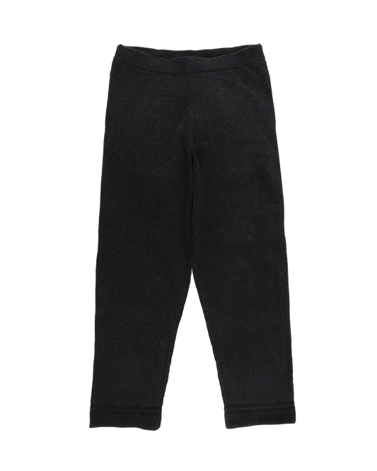 CORDY KNIT PANTS BLACK