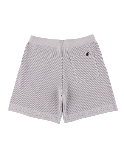 CORDY KNIT SHORTS LIGHT GRAY
