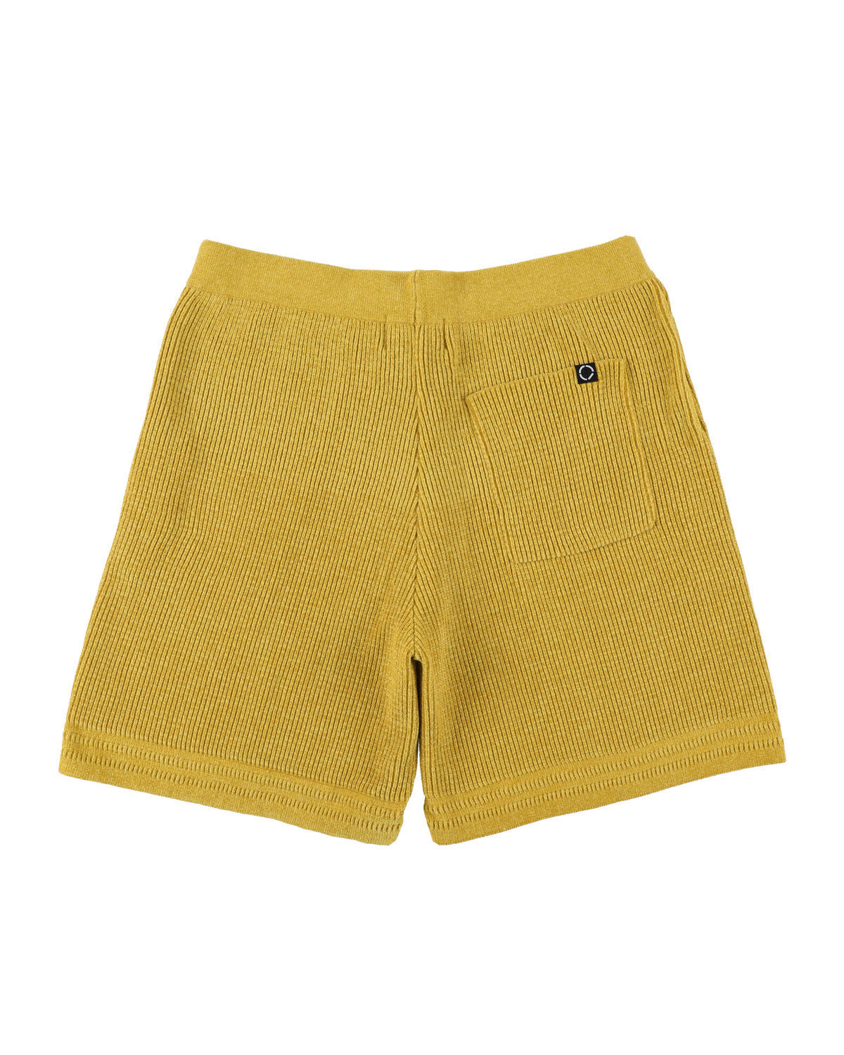 CORDY KNIT SHORTS MUSTARD