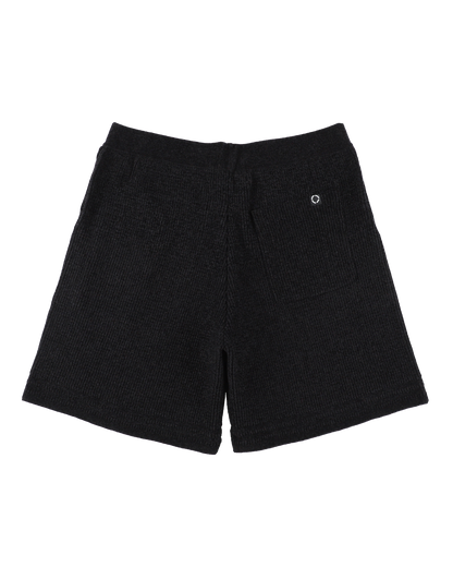 CORDY KNIT SHORTS BLACK