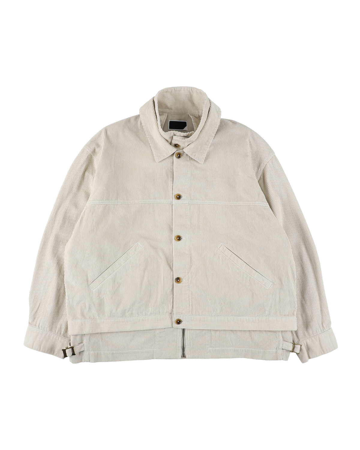 DOUBLE CORD JACKET LIGHT GRAY