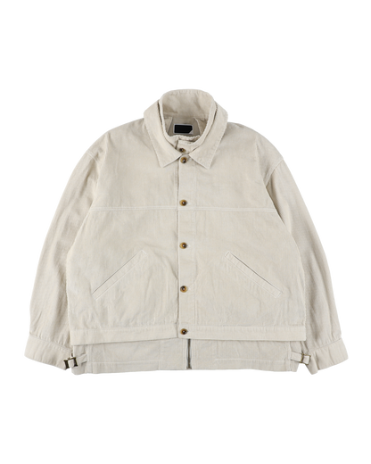 DOUBLE CORD JACKET LIGHT GRAY