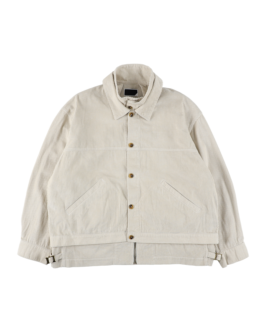 DOUBLE CORD JACKET LIGHT GRAY