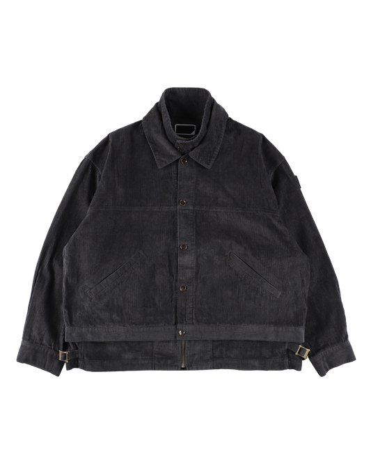 DOUBLE CORD JACKET CHARCOAL