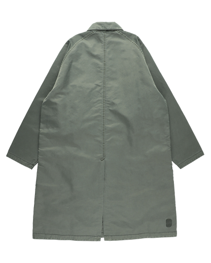 LOOP FRONT NYLON COAT OLIVE