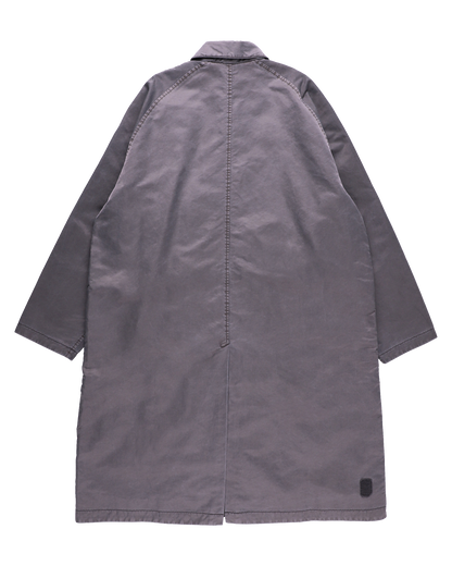 LOOP FRONT NYLON COAT CHARCOAL
