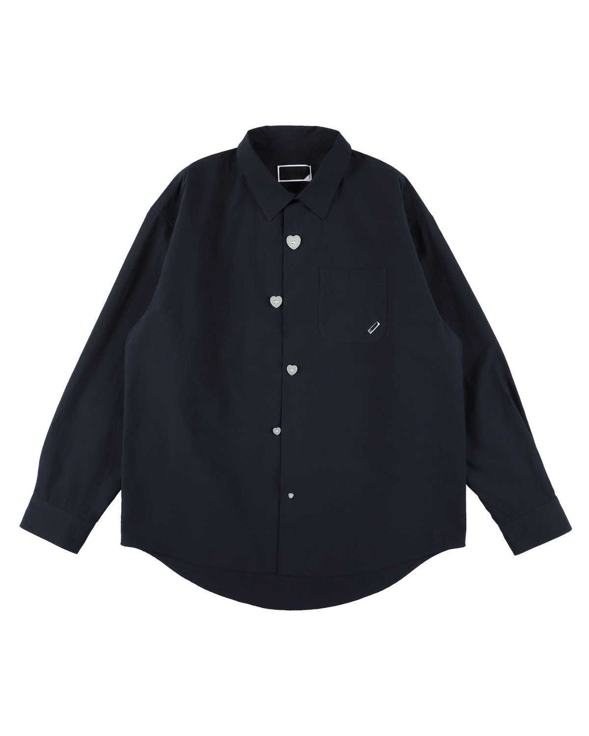 FLOATING HEART SHIRT DARK NAVY